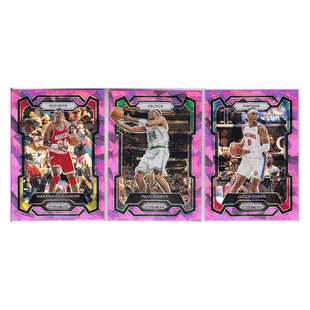 球星卡 奥拉朱旺 皮尔斯 杰伦杜伦粉碎冰折射帕尼尼23-24prizm