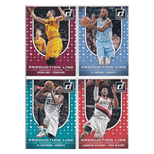 球星卡 凯文乐福劳森阿尔德里奇杰弗森特卡 帕尼尼14-15donruss