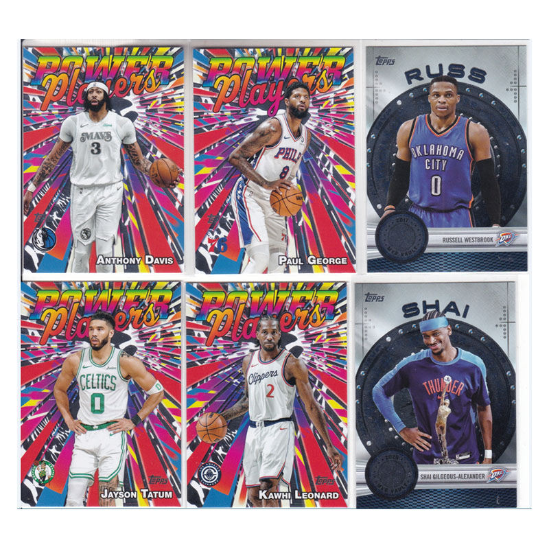 球星卡戴维斯保罗乔治威少塔图姆莱昂纳德亚历山大特卡topps2025