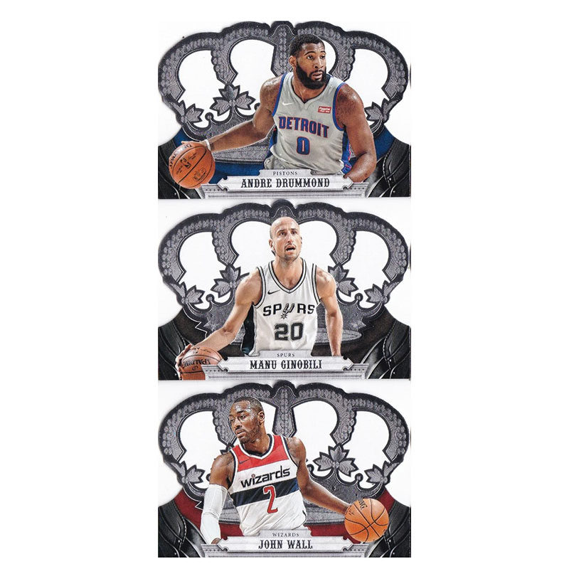 NBA球星卡 沃尔 吉诺比利 德拉蒙德 皇冠切割帕尼尼17-18crown