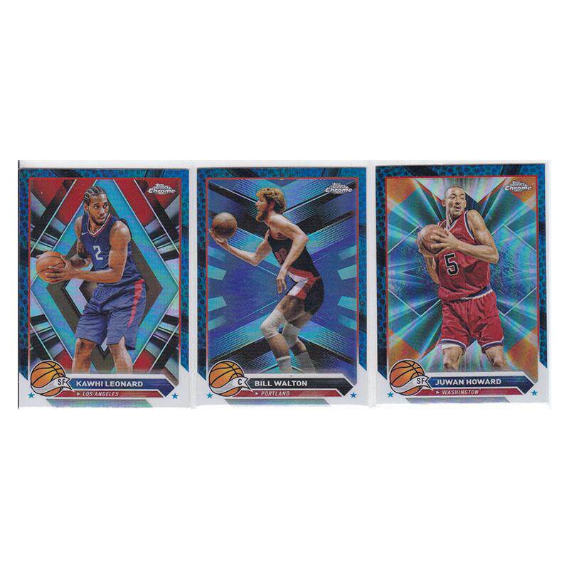 球星卡 莱昂纳德 比尔沃顿 朱万霍华德 蓝折射 topps 2024