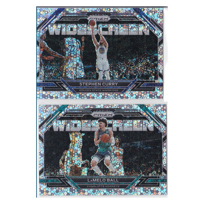 球星卡斯蒂芬库里鲍尔泡泡折射widescreen帕尼尼22-23prizm