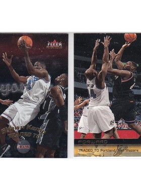 NBA球星卡 肖恩坎普 fleer 2000