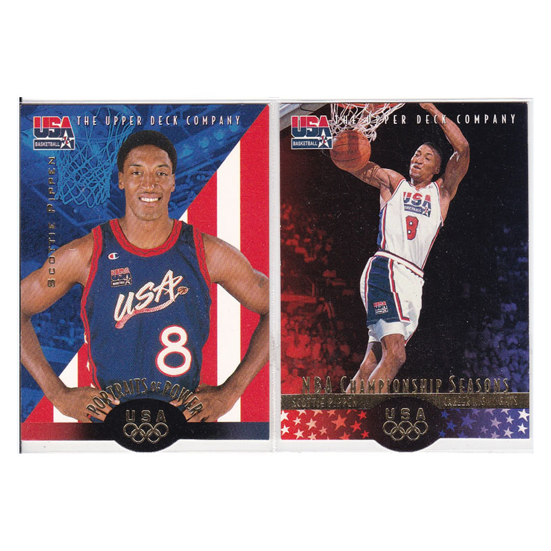 球星卡 皮蓬 USA梦之队 切割 UD 1996