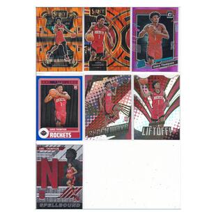 球星卡阿门汤普森新秀橙粉折帕尼尼23-24prizm optic hoops elite