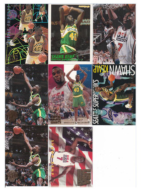 NBA球星卡 肖恩坎普 梦之队 fleer 1994