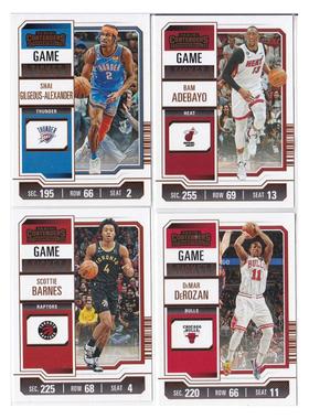 球星卡亚历山大阿德巴约巴恩斯德罗赞 铜帕尼尼23-24contenders