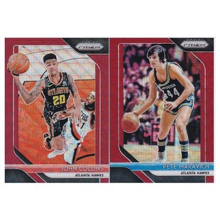 NBA球星卡 科林斯 马拉维奇 红折射卡 panini18-19prizm