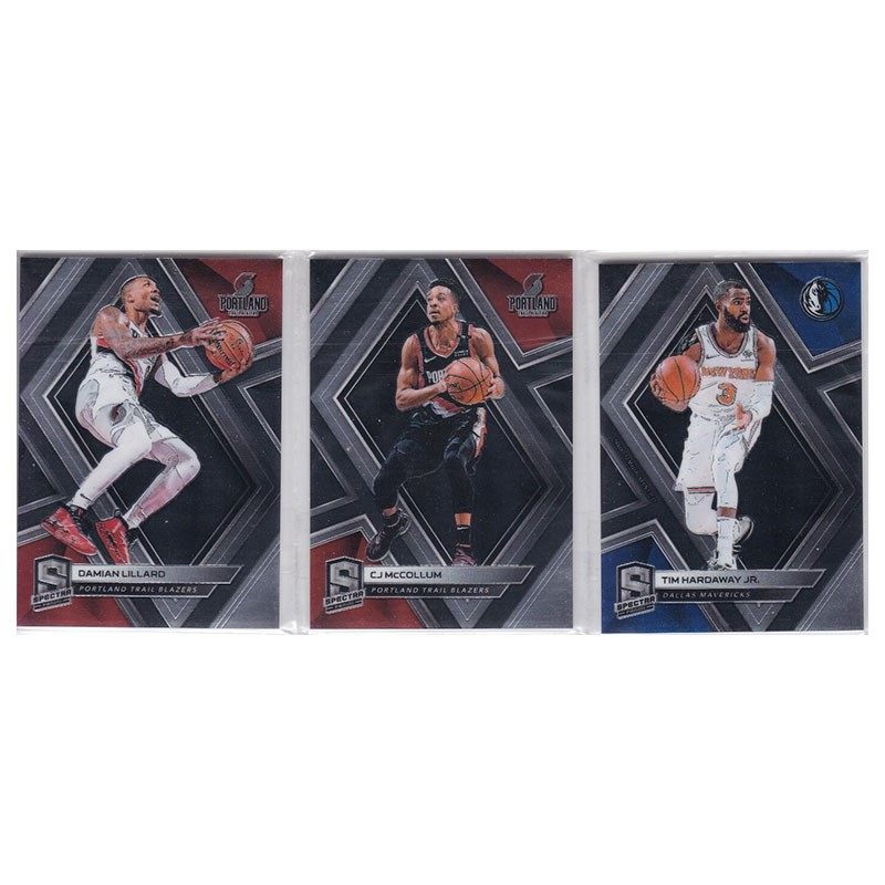 NBA球星卡 利拉德 CJ迈克勒姆 哈达威base/175panini18-19spectra