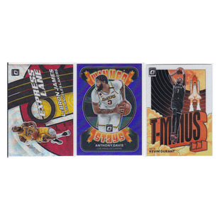 球星卡勒布朗詹姆斯红安东尼戴维斯紫折射杜兰特帕尼尼21-22optic