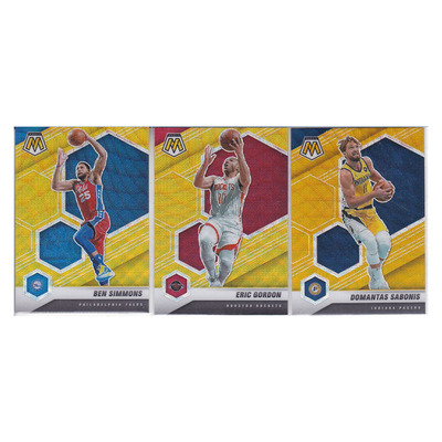 球星卡 本西蒙斯 埃里克戈登 萨博尼斯 金折射帕尼尼20-21mosaic