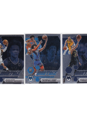 球星卡马图林杰伦威廉姆斯新秀哈利伯顿montage帕尼尼22-23mosaic