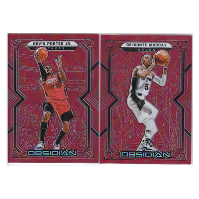 球星卡 凯文波特 德章泰穆雷 红折射 帕尼尼21-22obsidian