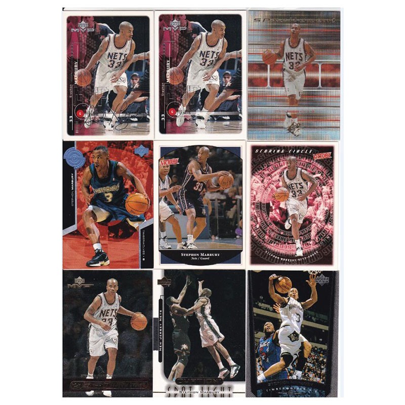 NBA球星卡 斯蒂芬马布里 UD 1999  经典老卡 独狼 折射