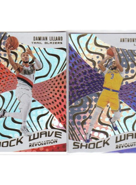 NBA球星卡 利拉德 安东尼戴维斯shock wave帕尼尼20-21revolution