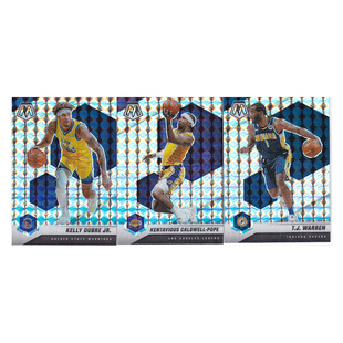 球星卡 乌布雷 波普 TJ沃伦 格子折射 帕尼尼20-21mosaic