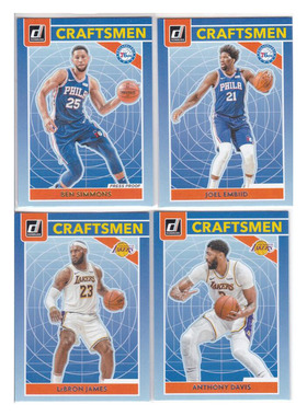 NBA球星卡 西蒙斯恩比德勒布朗詹姆斯戴维斯 帕尼尼20-21donruss