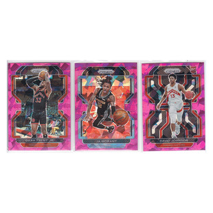 球星卡 特伦特 莫兰特 大卫约翰逊粉碎冰折射帕尼尼21-22prizm