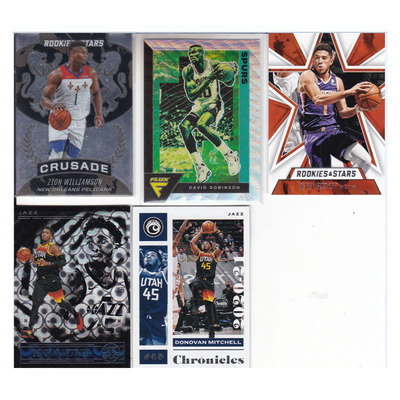 球星卡stars锡安flux大卫罗宾逊布克illusions米切尔折射20-21