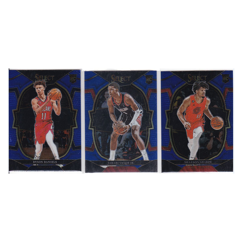 球星卡 丹尼尔斯 贾巴里史密斯 谢登夏普蓝新秀帕尼尼22-23select