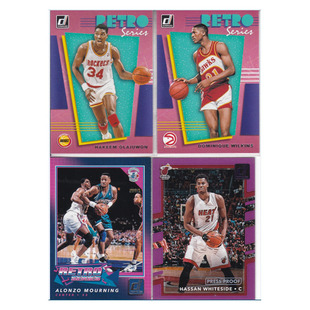 球星卡19-20奥拉朱旺威尔金斯17-18莫宁199怀特塞德donruss帕尼尼