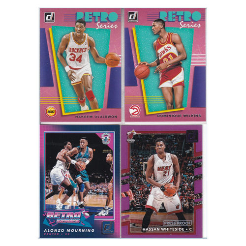 球星卡19-20奥拉朱旺威尔金斯17-18莫宁199怀特塞德donruss帕尼尼