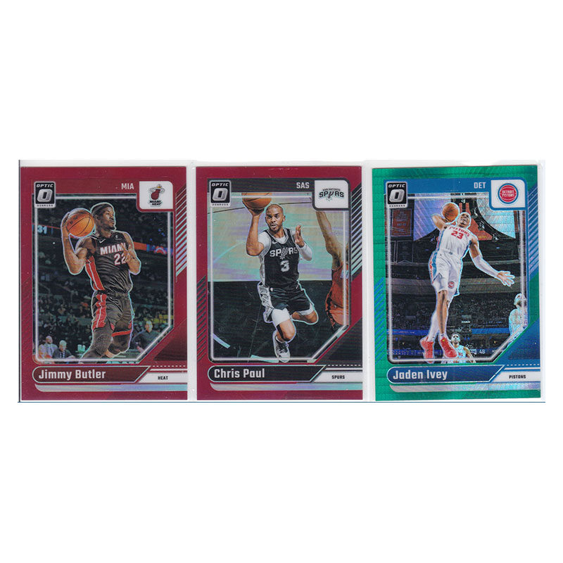 球星卡99编吉米巴特勒克里斯保罗红 249杰登艾维绿折24-25optic