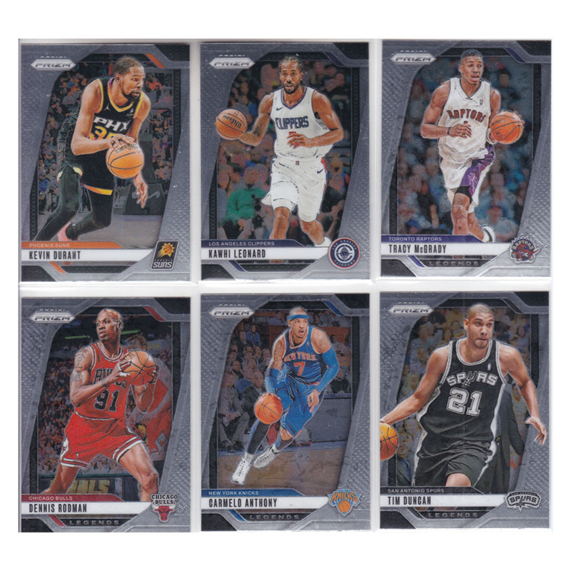 球星卡杜兰特莱昂纳德麦迪罗德曼卡梅隆安东尼邓肯24-25prizm