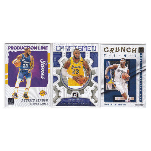 球星卡 勒布朗詹姆斯 锡安威廉森 特卡 帕尼尼21-22donruss