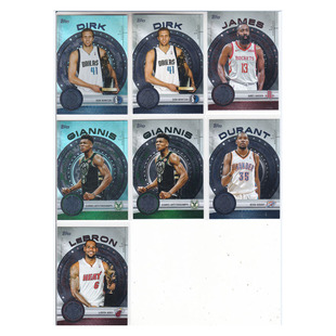 球星卡诺维斯基哈登字母哥杜兰特勒布朗詹姆斯捧杯topps2025