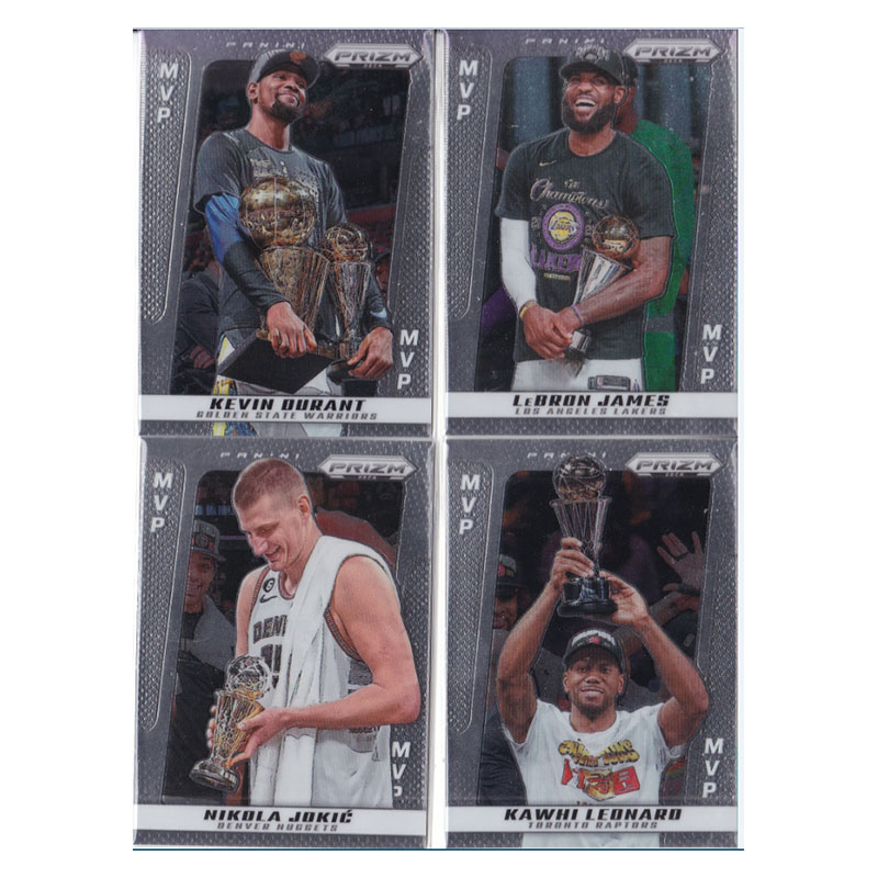 球星卡杜兰特勒布朗詹姆斯约基奇莱昂纳德捧杯特卡24-25prizm