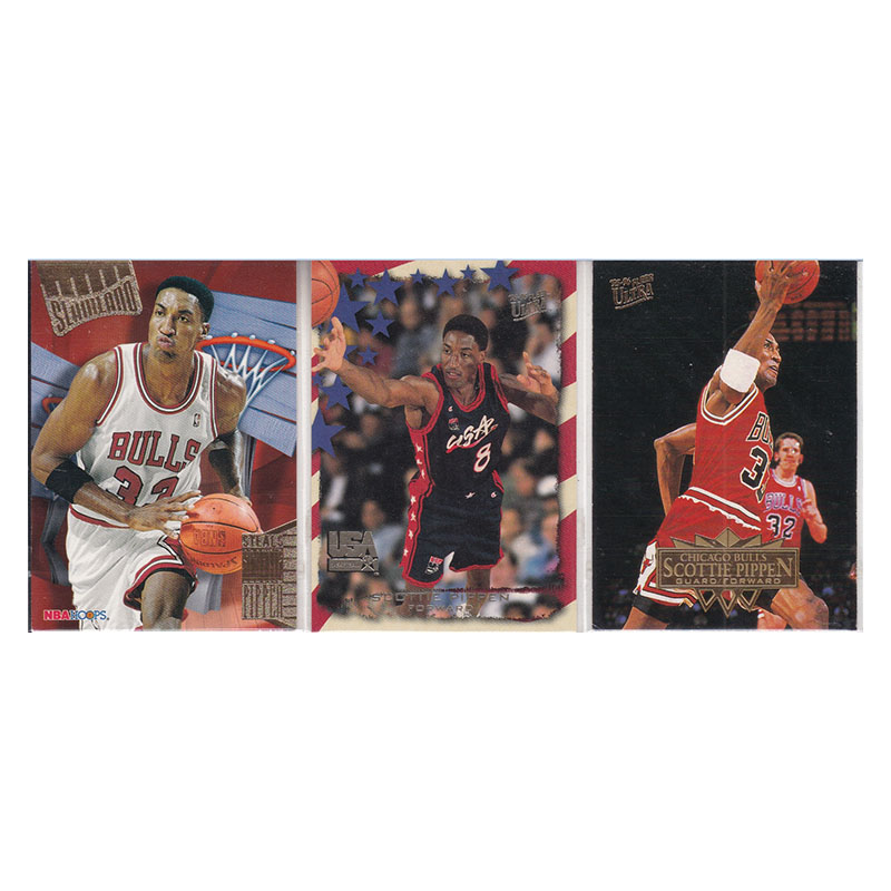 球星卡皮蓬skybox1996 fleer 1995 公牛队 USA