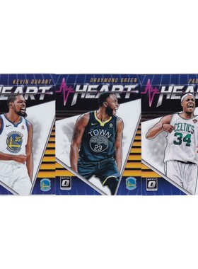 NBA球星卡 杜兰特 追梦格林 皮尔斯 herat 特卡 panini18-19optic