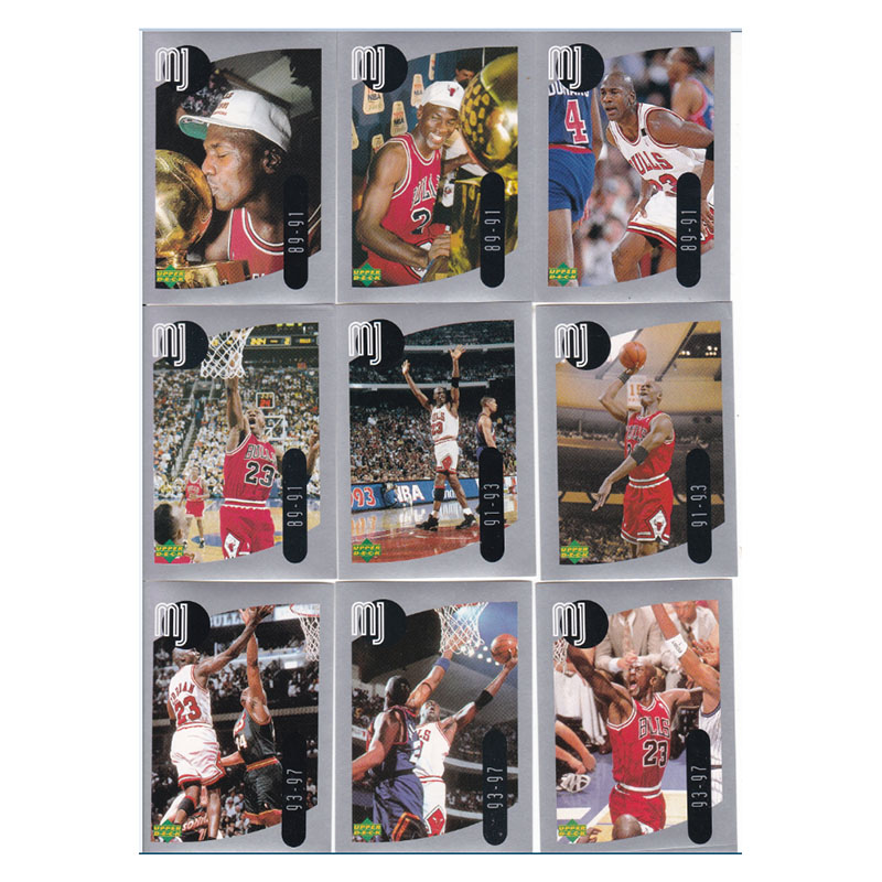 球星卡 贴纸 迈克尔乔丹 UD 1998 小卡