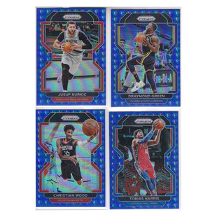 球星卡努尔基奇追梦格林伍德哈里斯75周年蓝折射帕尼尼21-22prizm