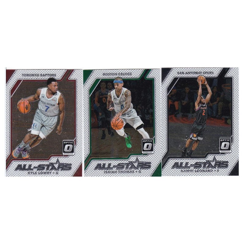 NBA球星卡 凯尔洛瑞 小托马斯 莱昂纳德 全明星panini17-18optic