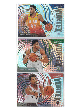 NBA球星卡 米切尔 字母哥洛瑞vortex圆点折帕尼尼20-21revolution