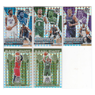 球星卡恩比德利拉德福克斯拉文字母哥格子折射帕尼尼23-24mosaic