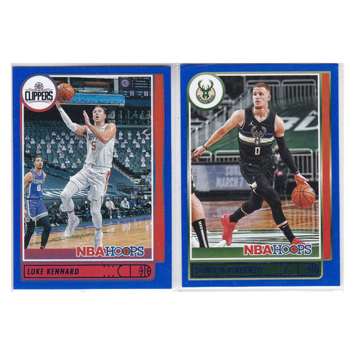 球星卡 肯纳德 迪文琴佐 蓝平行 帕尼尼21-22hoops