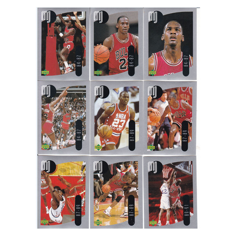 球星卡 贴纸 迈克尔乔丹 UD 1998 #9 #10 11 15 17 20 22 24 27