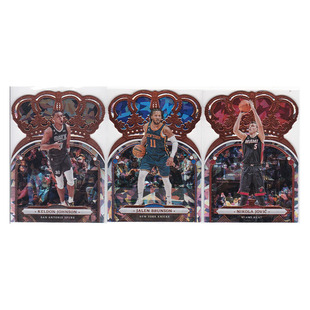 球星卡 凯尔登约翰逊 布伦森 约维奇 橙碎冰折射帕尼尼22-23crown