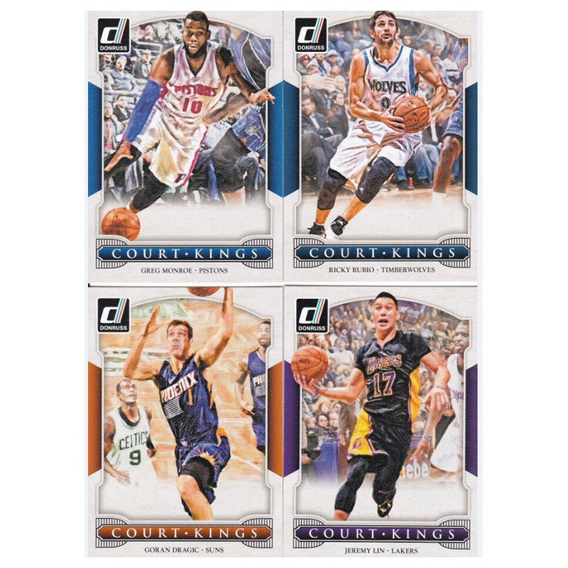 NBA球星卡 门罗 卢比奥 德拉季奇 林书豪 油画panini14-15donruss