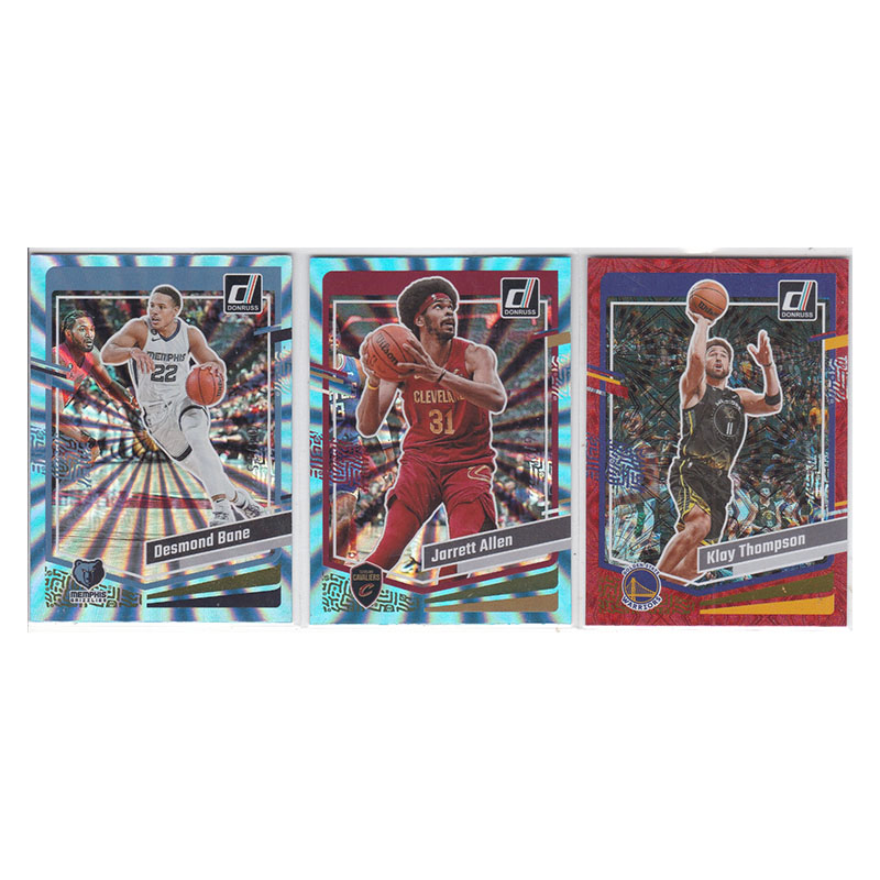 球星卡25编蓝贝恩 贾勒特艾伦 88编克莱汤普森红折射23-24donruss