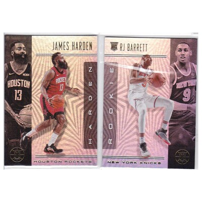NBA球星卡 哈登 巴雷特新秀 帕尼尼19-20illusions