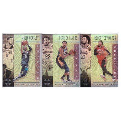 NBA球星卡 迈克比斯利 费沃斯 考文顿 帕尼尼19-20illusions