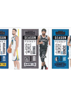 NBA球星卡 克莱汤普森 凯里欧文 东契奇帕尼尼20-21contenders