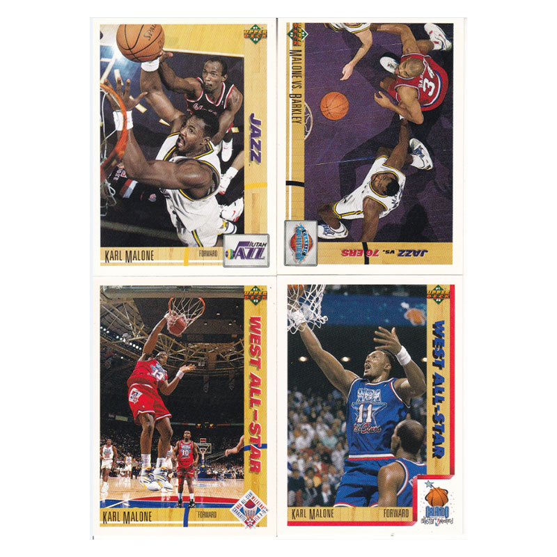 球星卡 卡尔马龙 全明星 UD 1991 爵士队