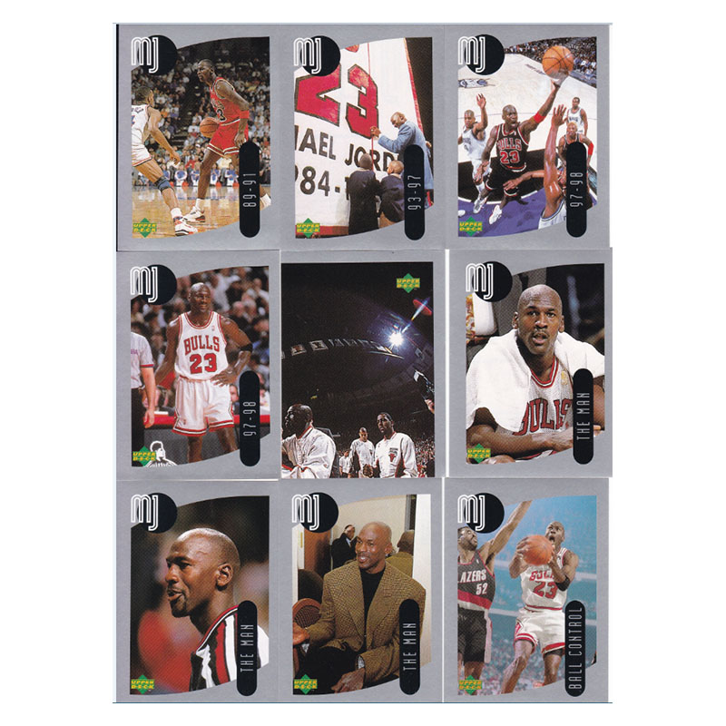 球星卡 迈克尔乔丹 小号贴纸  UD 1998 #25~#83