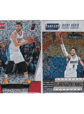 球星卡 努尔基奇 卢比奥 折射 帕尼尼16-17threads