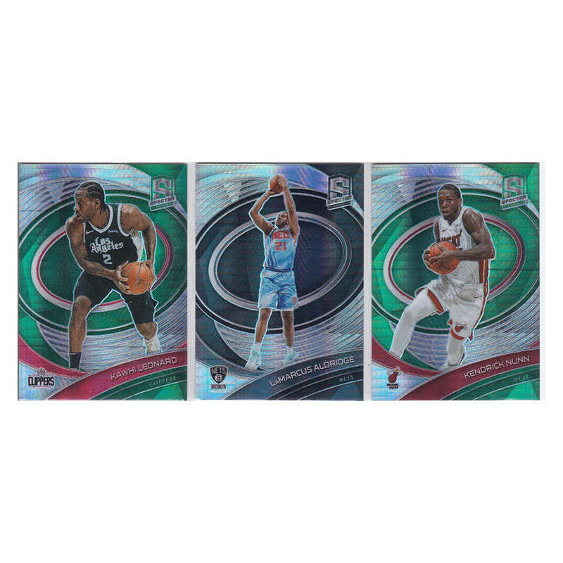 球星卡 莱昂纳德阿尔德里奇纳恩 格子折射帕尼尼20-21spectra